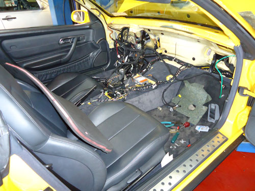 Mercedes SLK serviced at European Car Performance